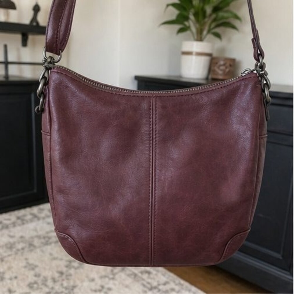 Brown Woven Crossbody Bag